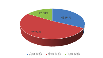图1 2019年学院教师职称结构